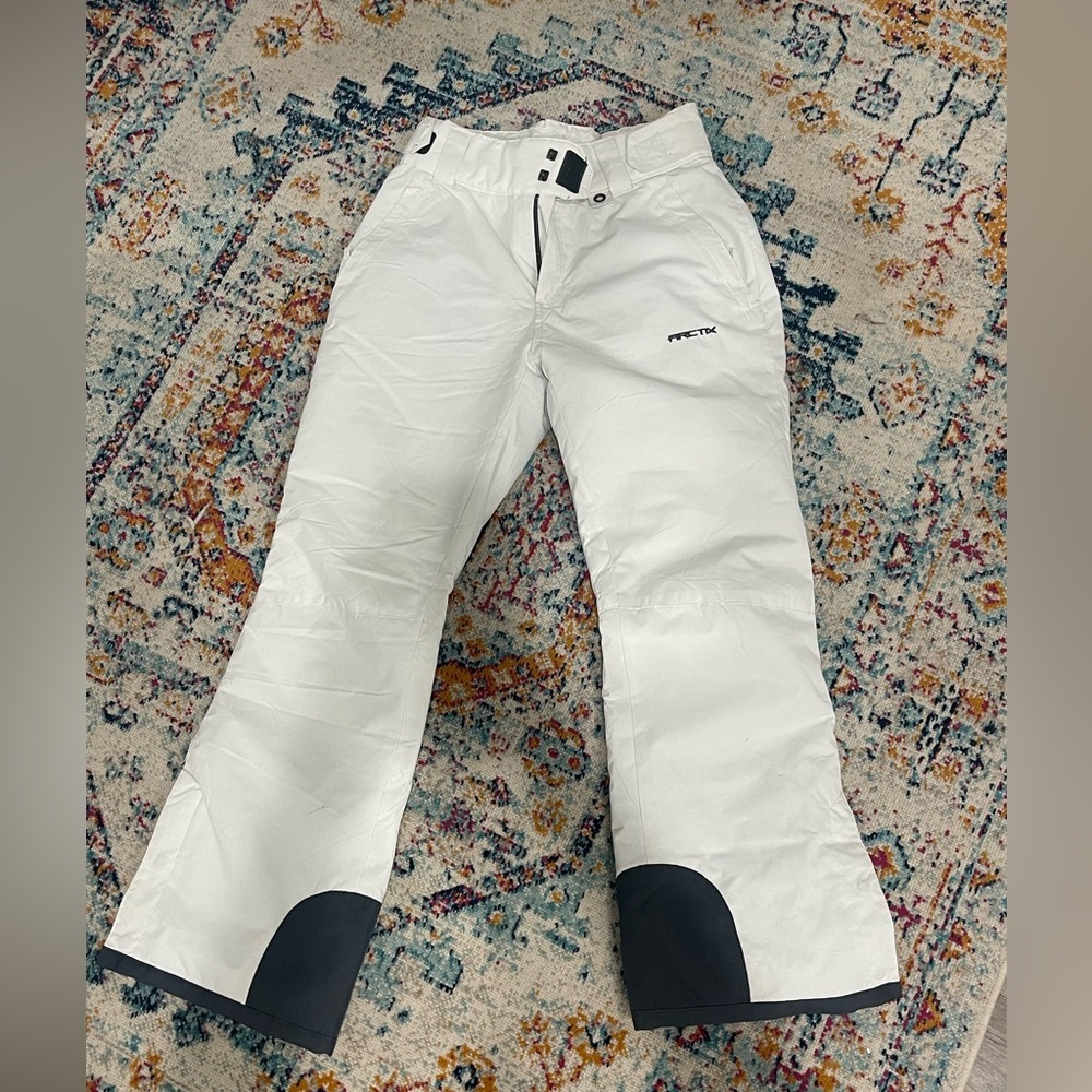 White Women Snow Pants - Picture 2 of 4